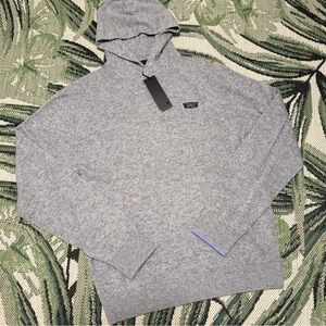 Greyson Cadillac Cashmere Blend Gray Hoodie Sweater Men’s Size XL